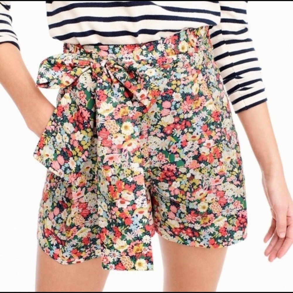J. Crew liberty of London Thorpe floral shorts